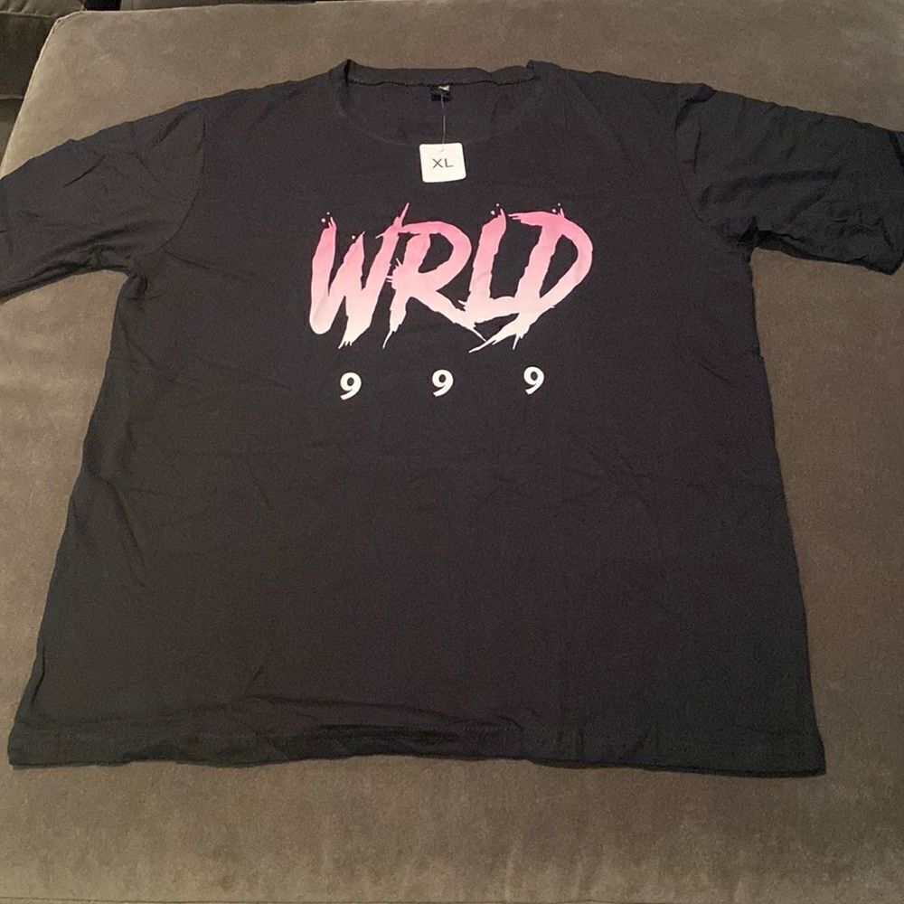 Men’s Black Juice Wrld Short Sleeve T-Shirt Size XL NEW